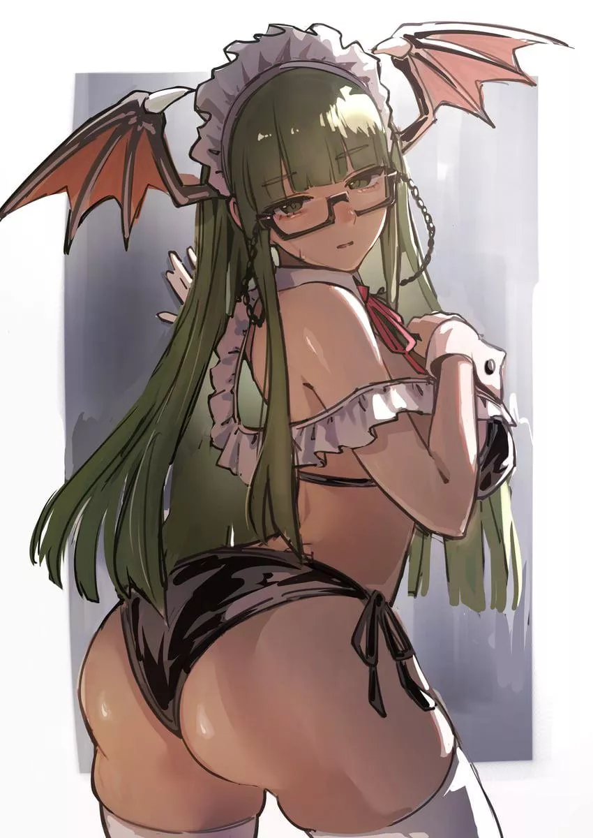 Megane Maid Bikini Morrigan [Darkstalkers]