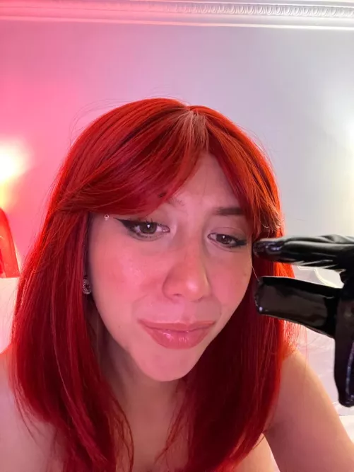 My latex gloves can't stand touching your miserable clit