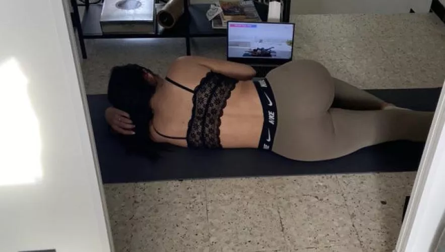 My Wife butt in training outfit 😇