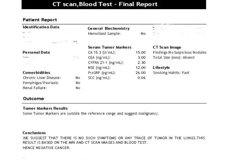 Need help with test results