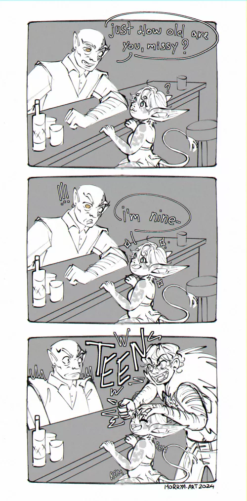 Never ask a goblin her age