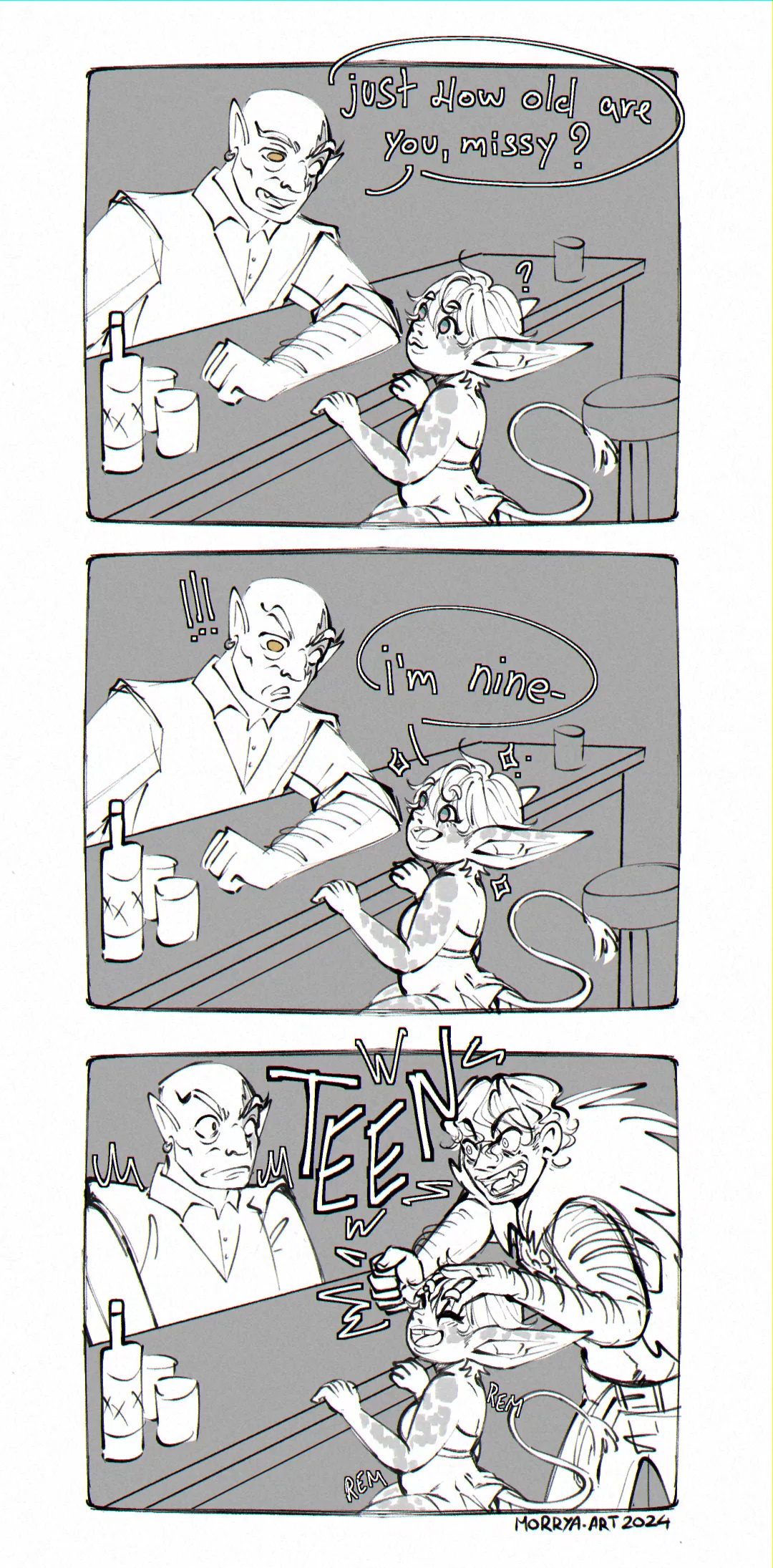 Never ask a goblin her age