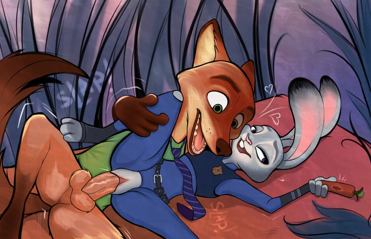 Nick Wilde and Judy Hopps Zootopia (Margaret_Mitchell)