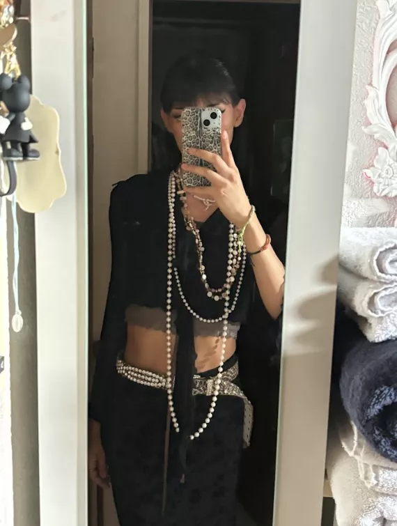 Ootd love my new pearls