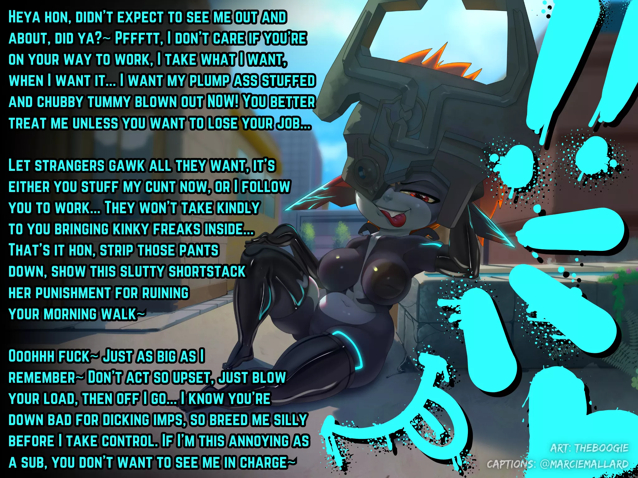 Public Pounding!~ [POV] [Shortstack] [Latex] [Public Sex] [Dubcon] [Credits in Caption]