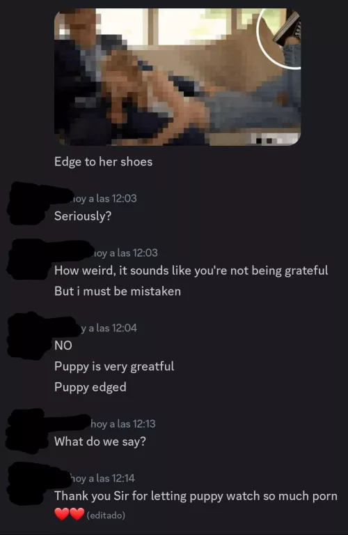 Puppy is allowed to watch porn again! So muchh😍