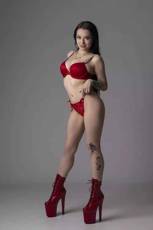 Red pleaser boots❤️‍🔥💋👠