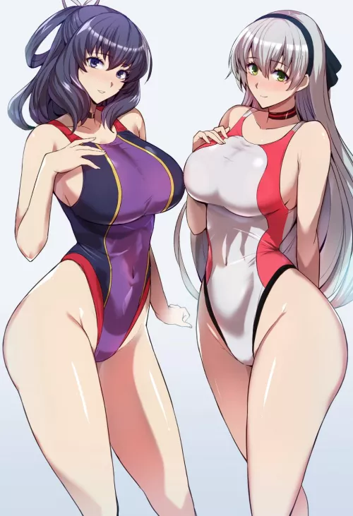 Rixia and Ellie by Kumakichi