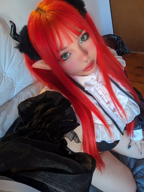 Rizu Kyun wants to chill while waiting for you.. by babygirlkittenxo