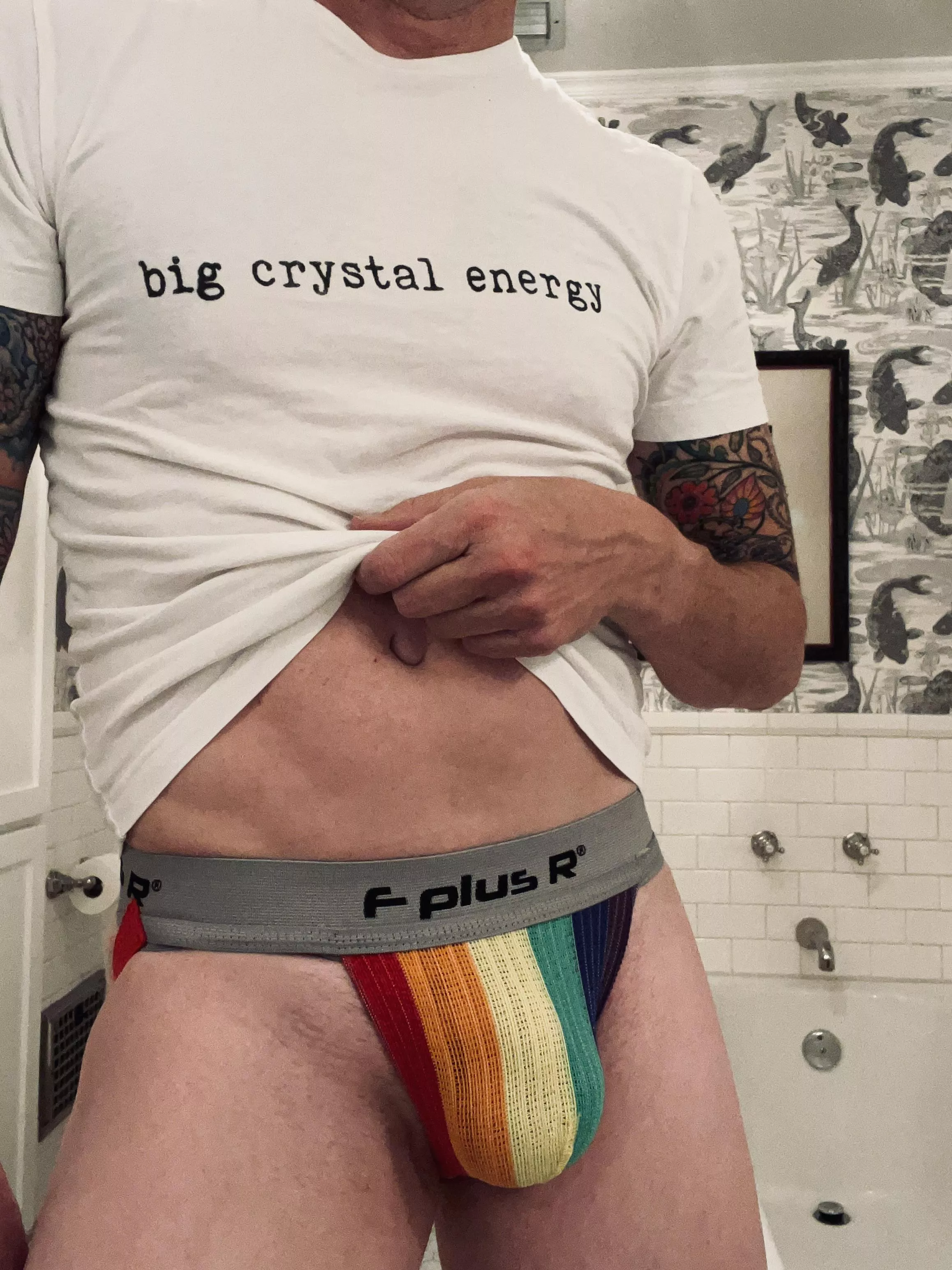 So, I got this as a novelty but it is crushing my junk.