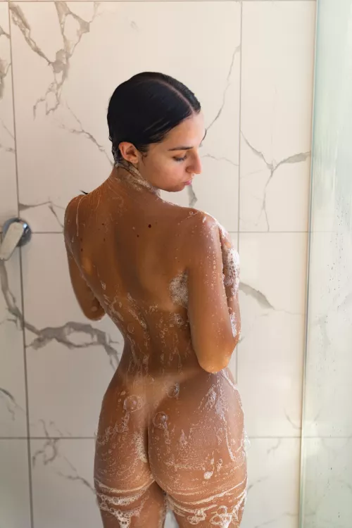 Soapy shower pic just for you