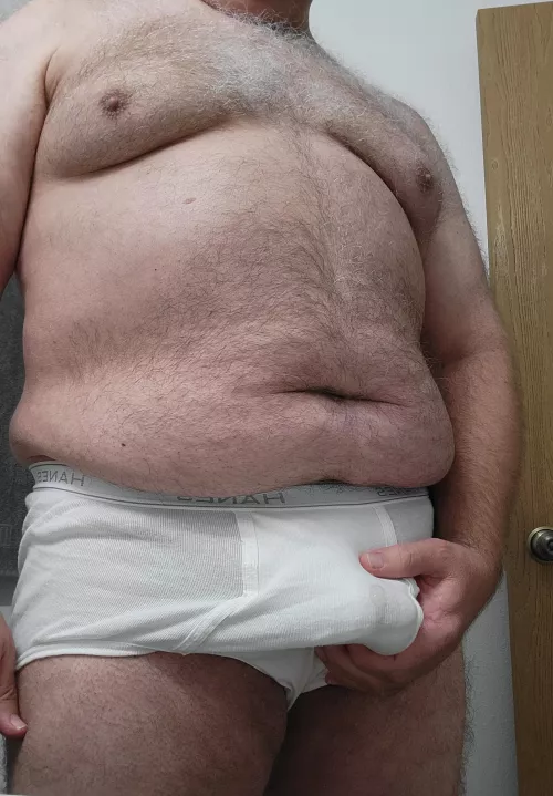 Spilling into my briefs