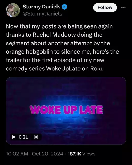 Stormy Daniels on Roku