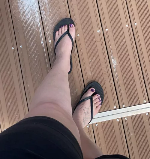 Walking down the boardwalk 