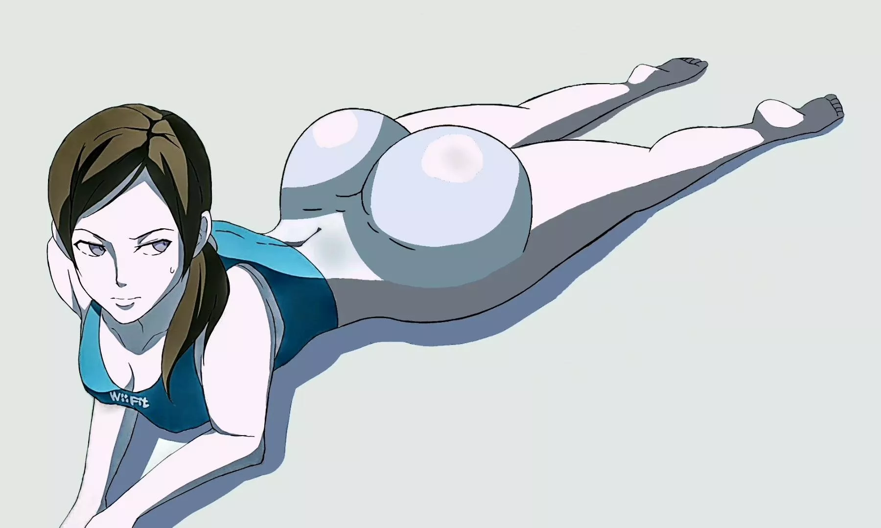 Wii Fit Trainer's Prone Big Ass (Bushizo) 