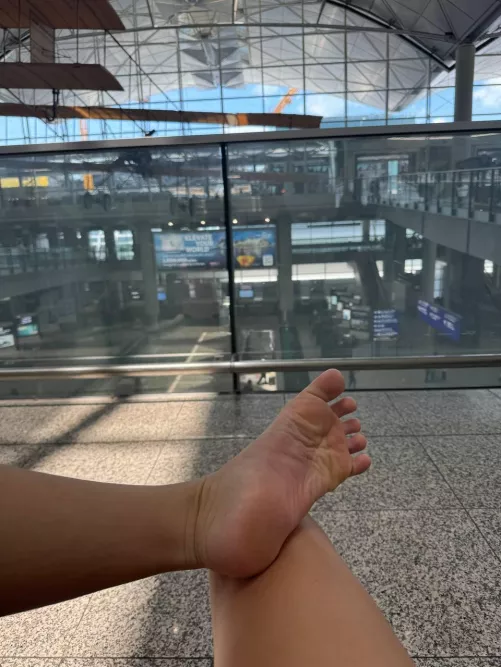 Would you rub my feet?
