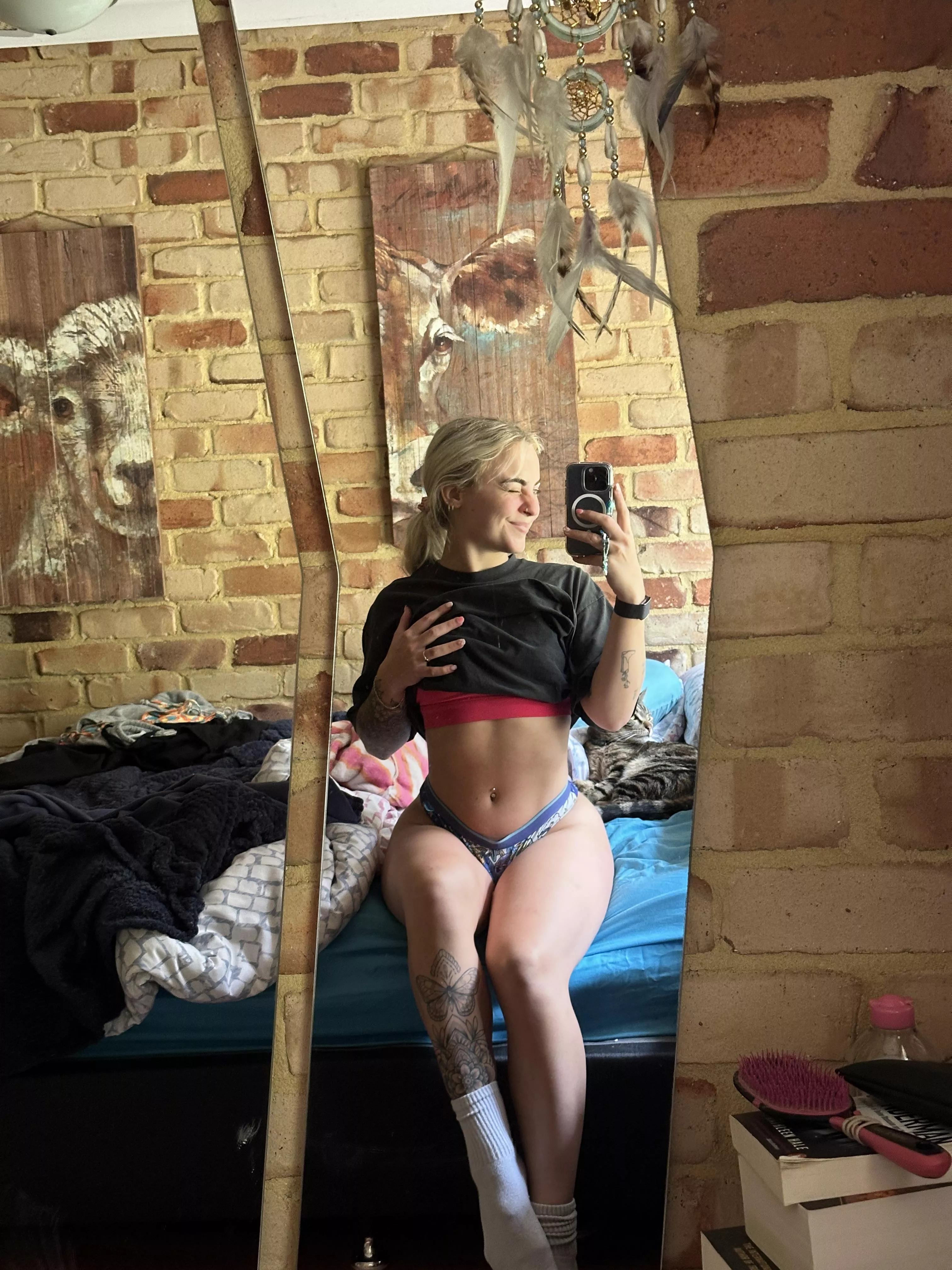 Would you skip to lick and play with my naughty body?