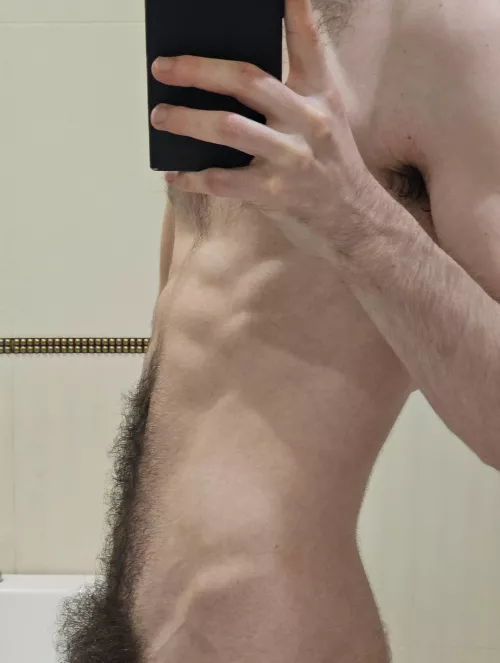 You don't even have to deepthroat me to touch my bush with your nose😌