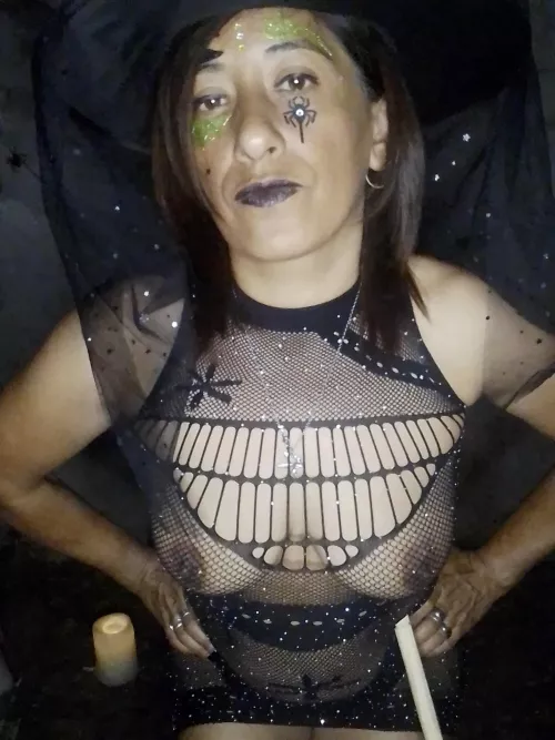 You lick this witch's tits.