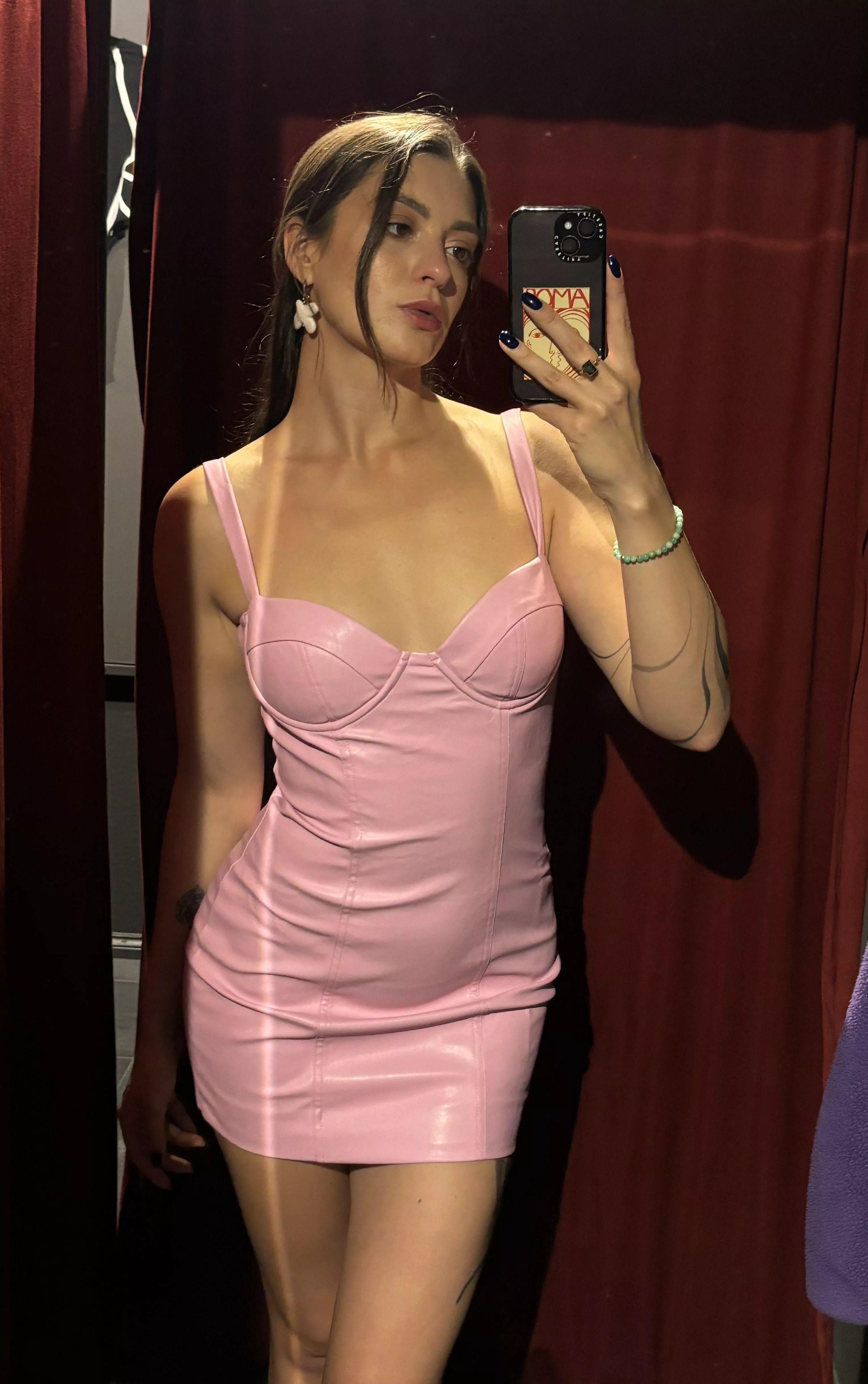 You'll love everything that's hidden underneath this cute bodycon dress