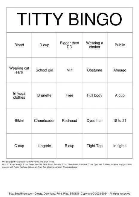 20m who wants to help me with my first bingo