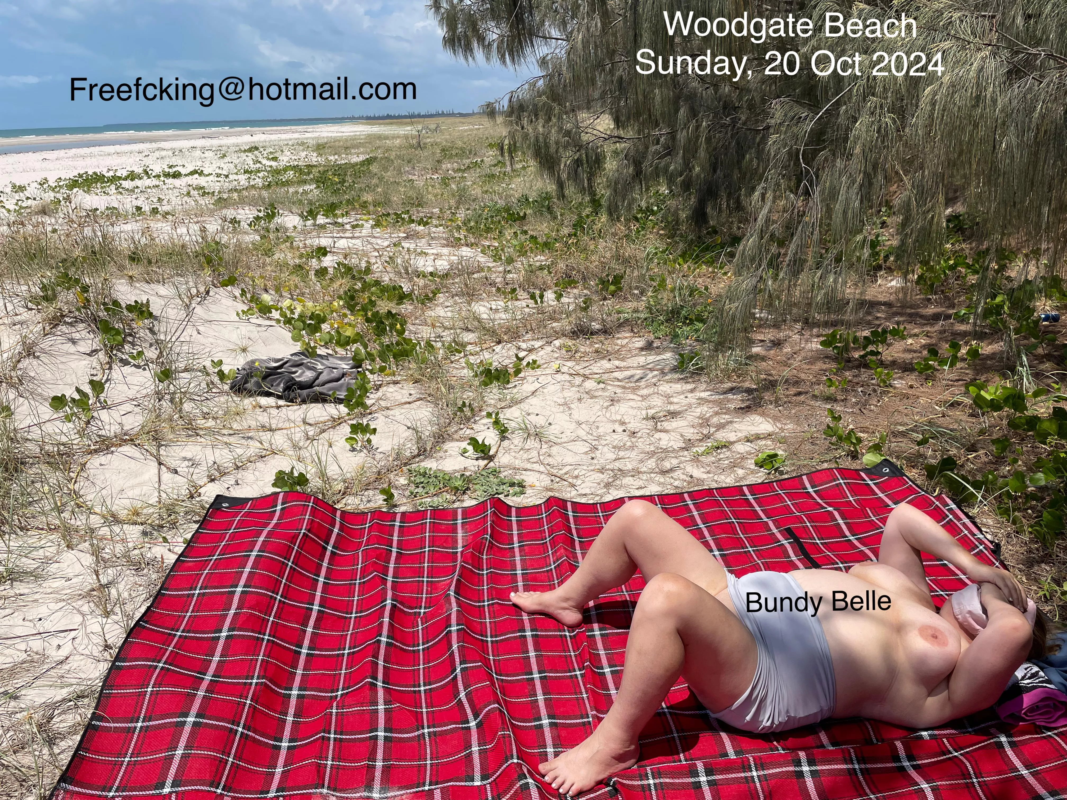 A sunny Sunday at a local beach 