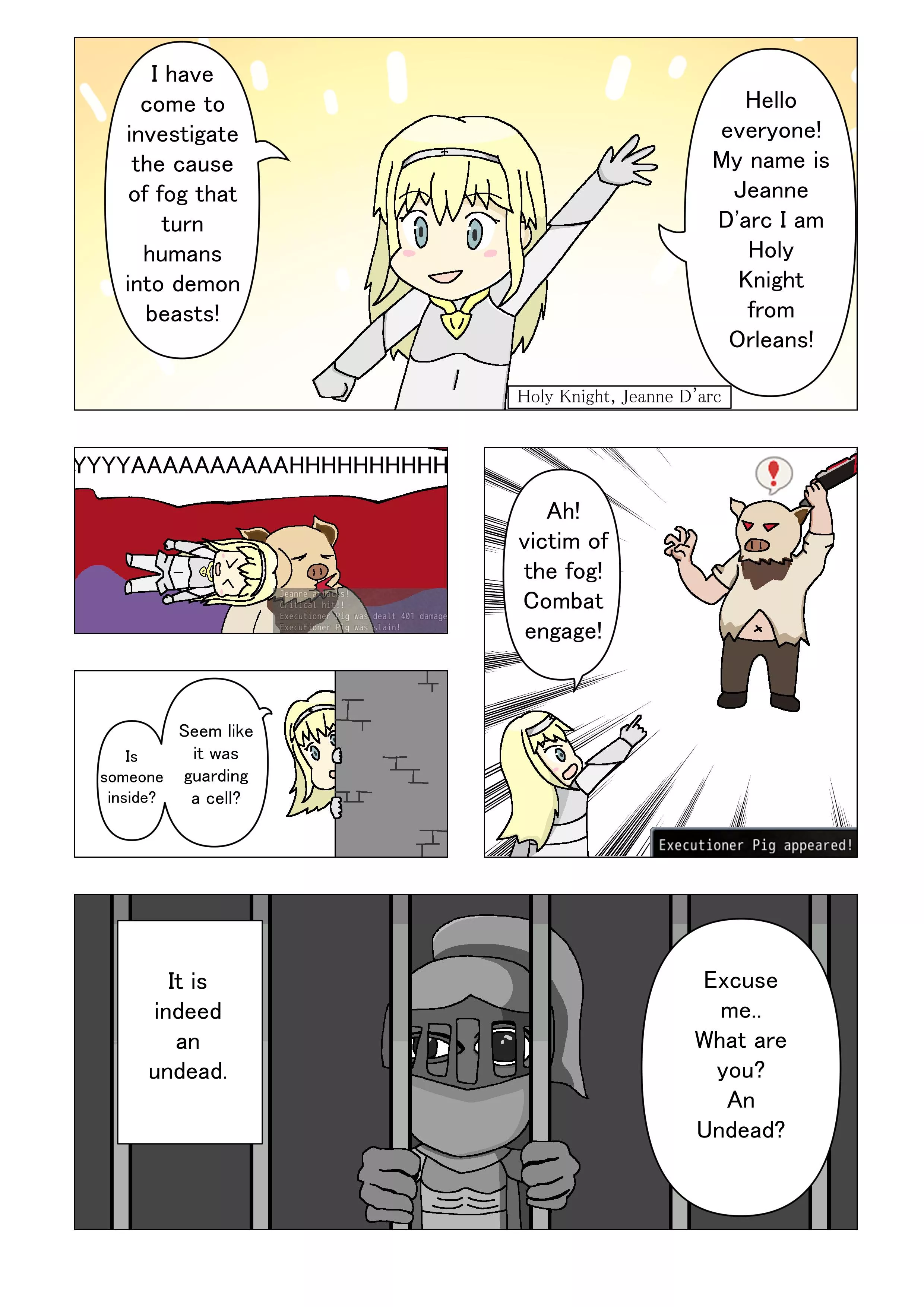 Adventure of Jeanne! Chapter 1: Undead?