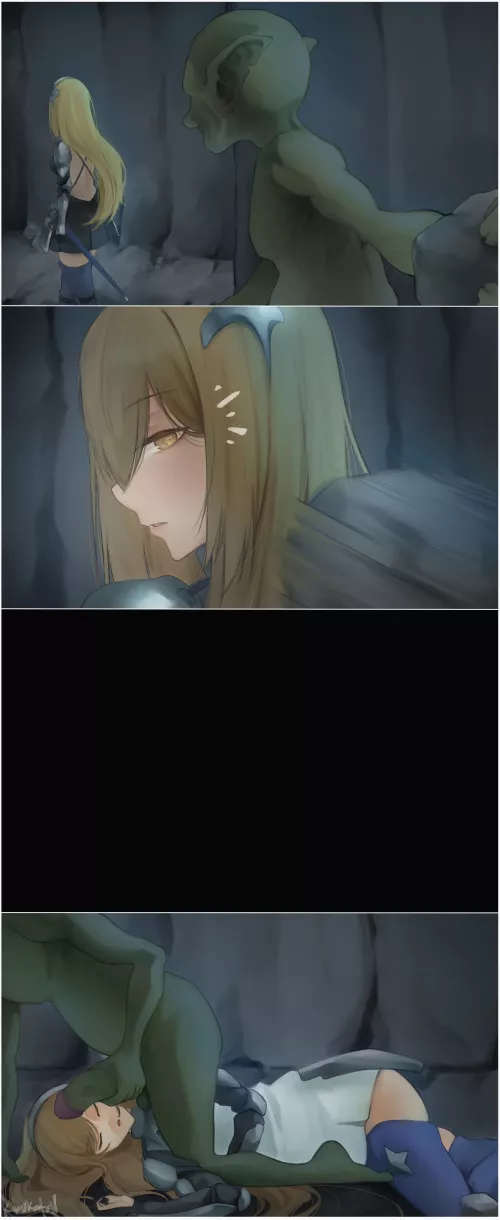 Ais on a dungeon (art by me, open for digital art commision)