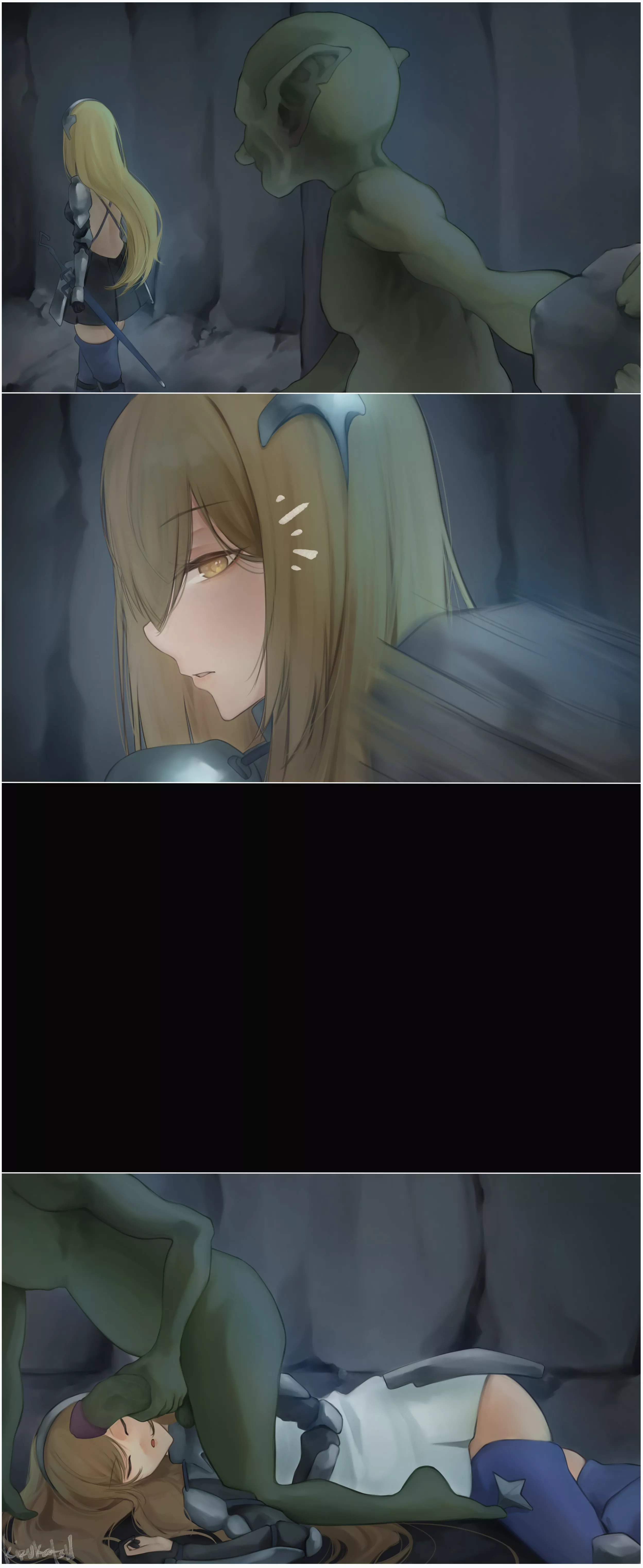 Ais on a dungeon (art by me, open for digital art commision)