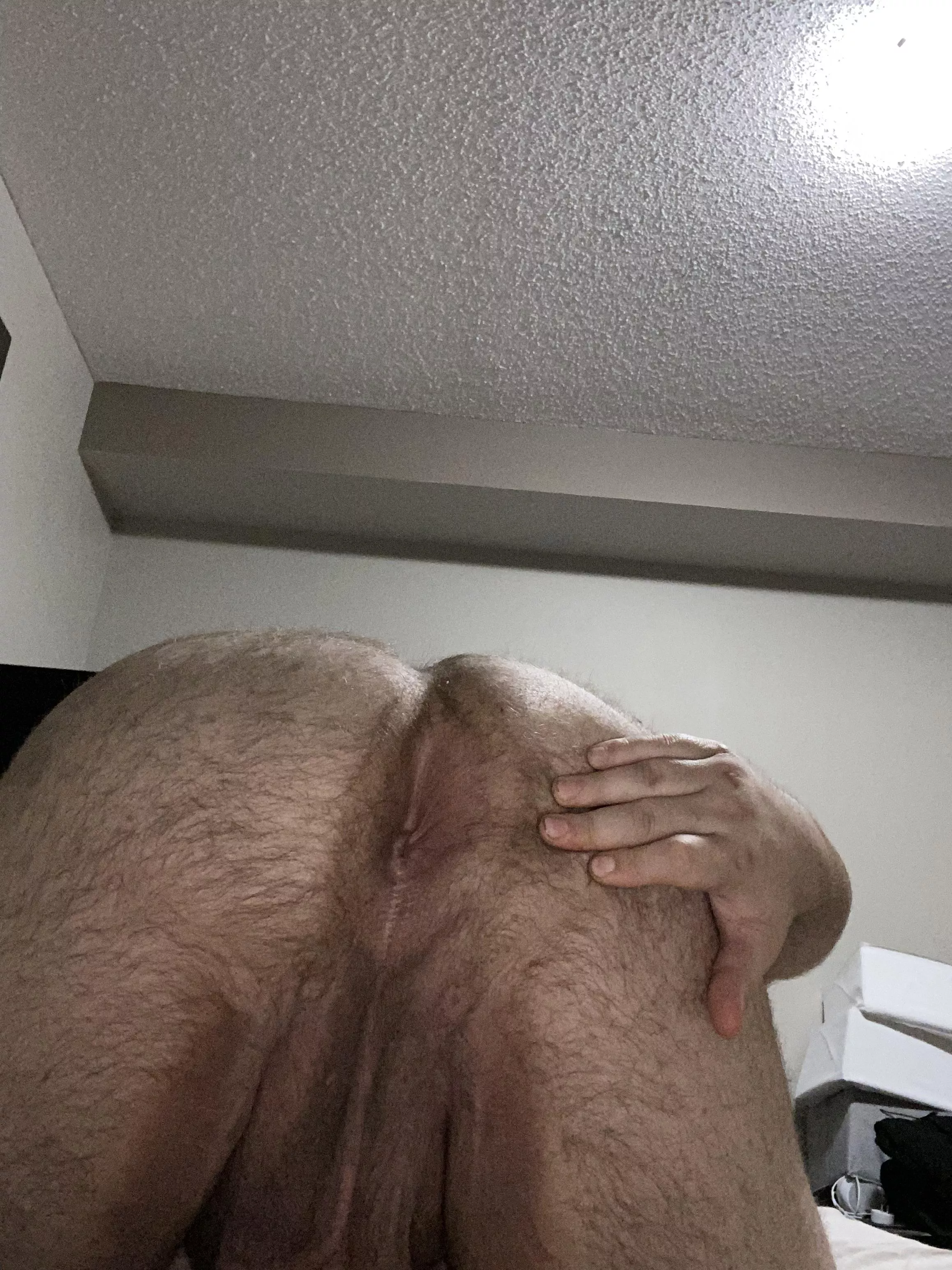 Anyone interested in shaving a hairy ass