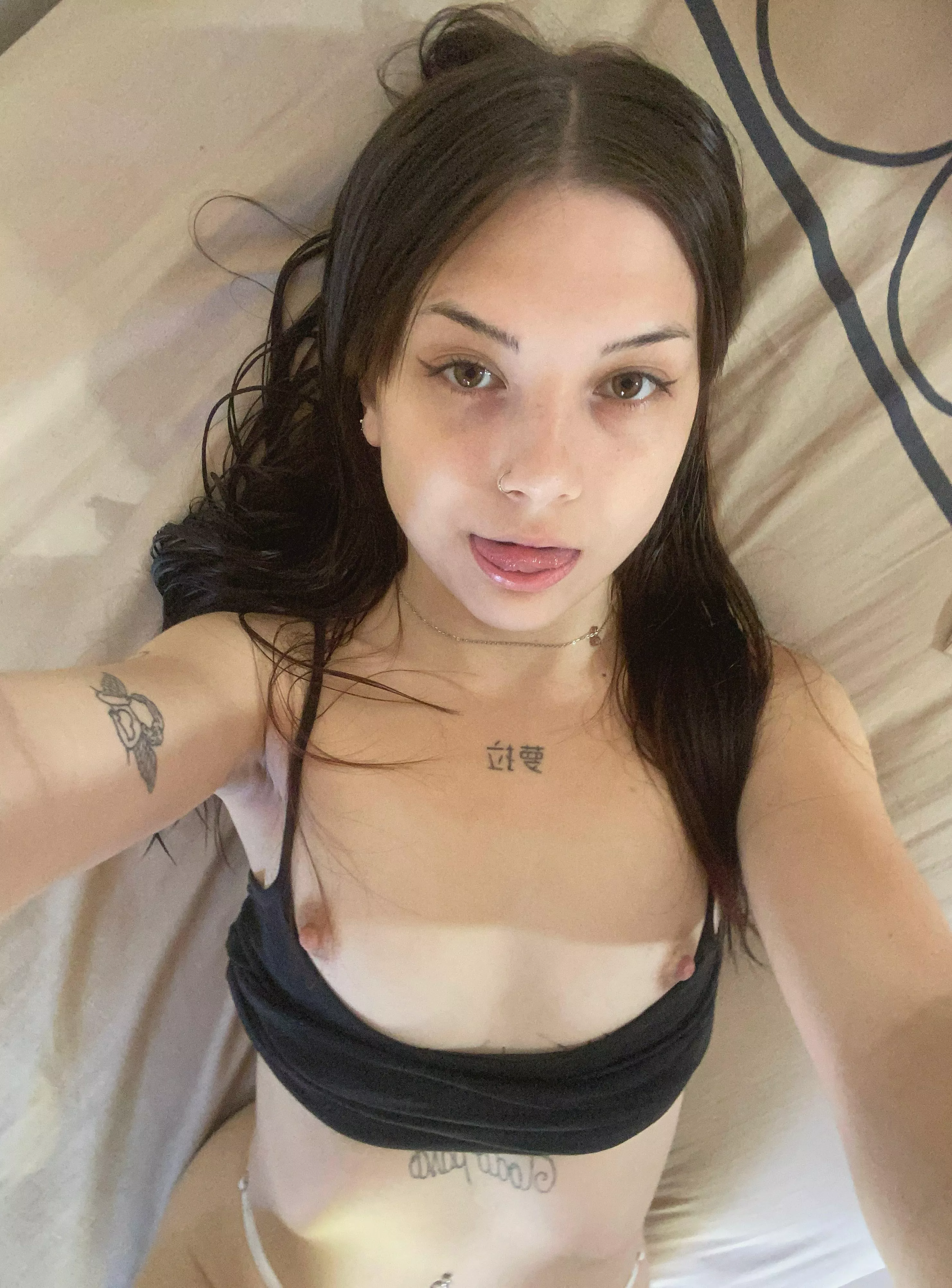 At least you can balance your glass of water on my chest when we’re laying down :)