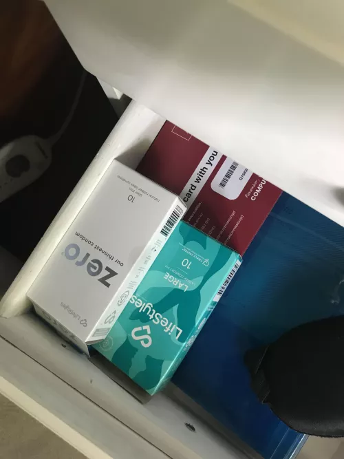 Bit of a shock, went to grab something from my wife’s draw and saw condoms, then remembered…. Dogging