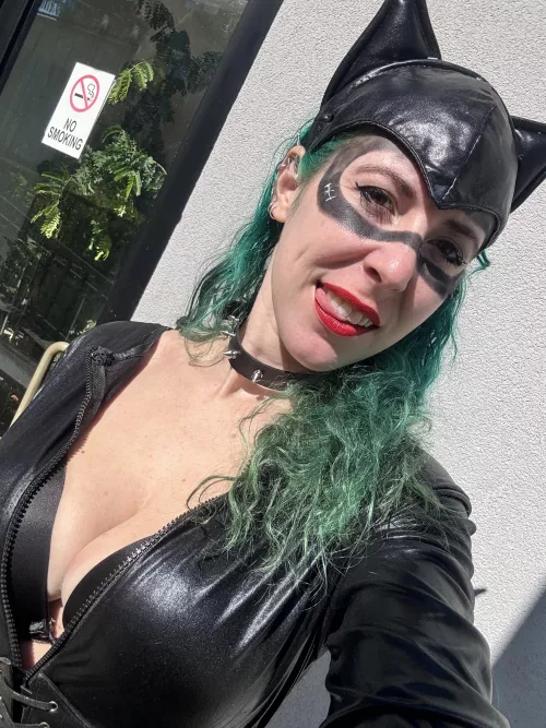 Catwoman cleavage