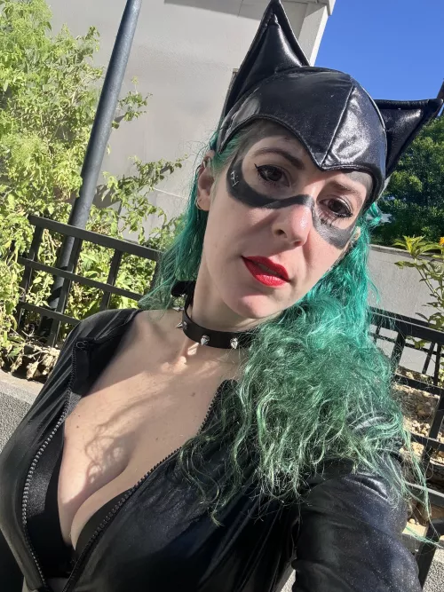 Catwoman cleavage