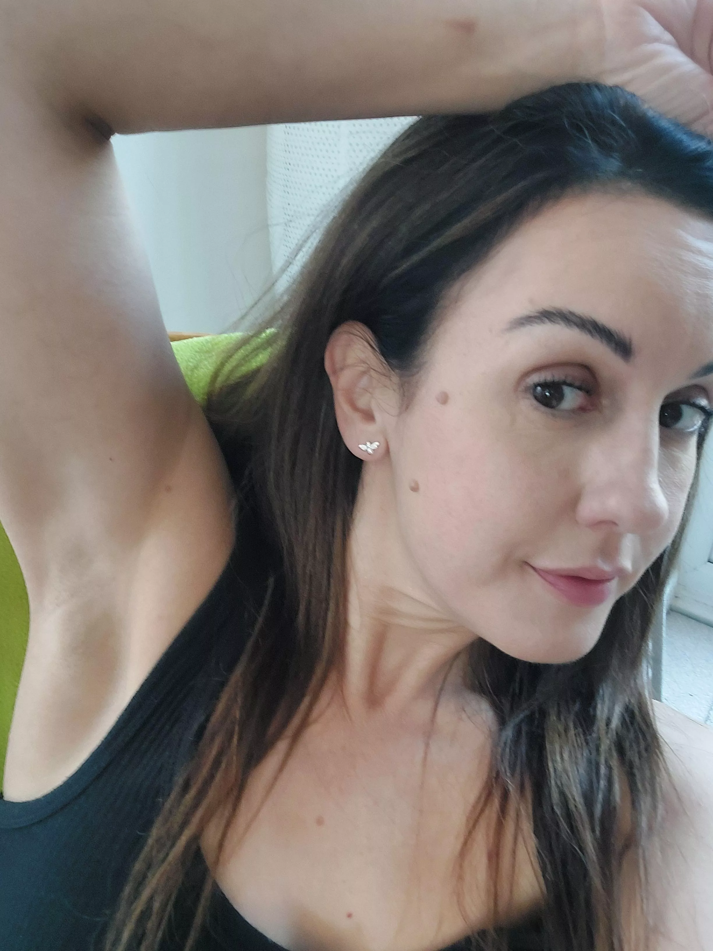 Clean shaven already for a lick