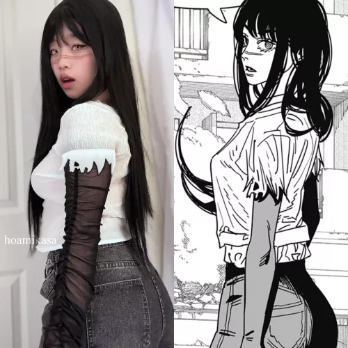 cosplaying yoru from this chapter (@hoamikasa)