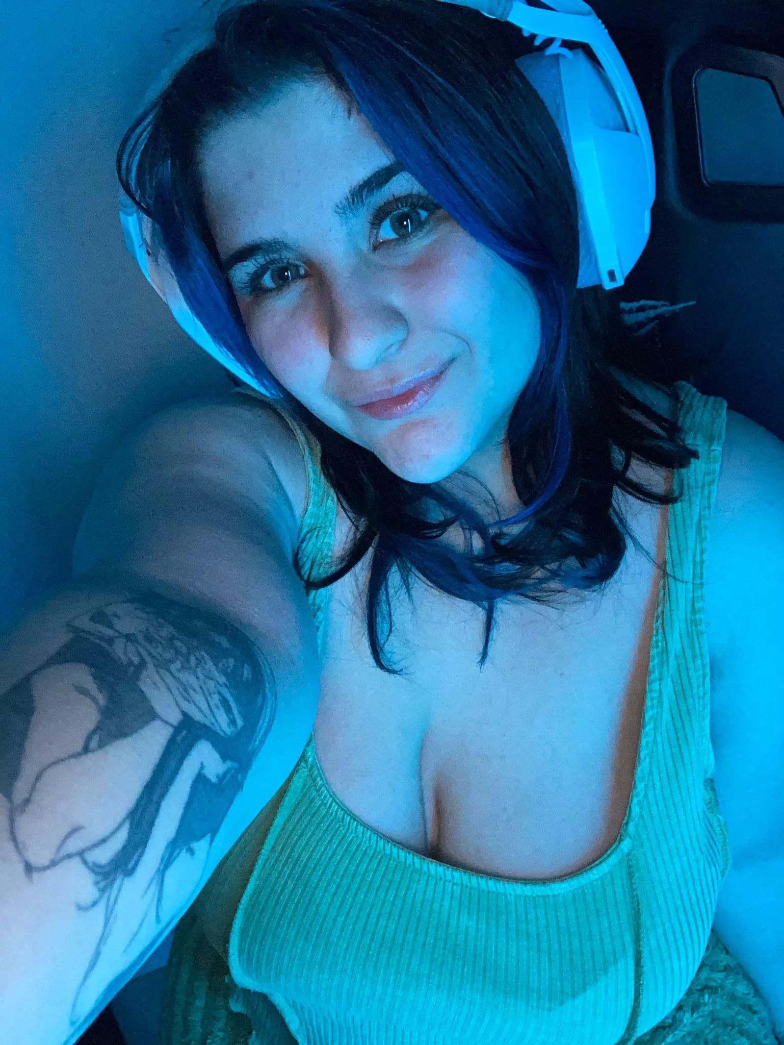 Could I distract you with my tits