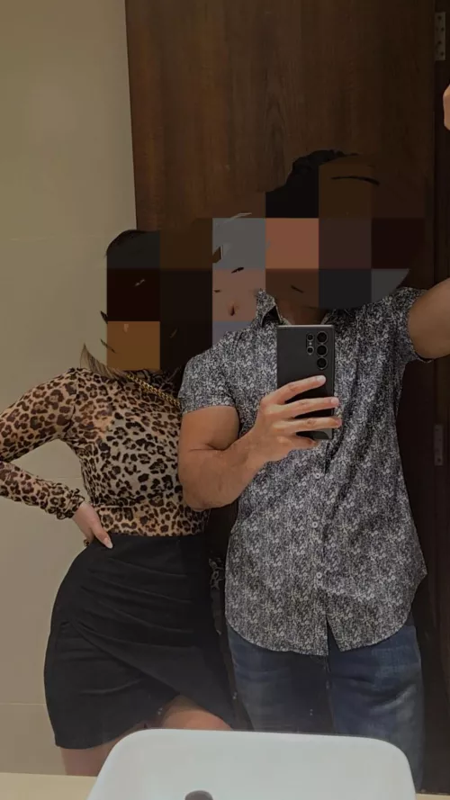 Couple looking for a girl.