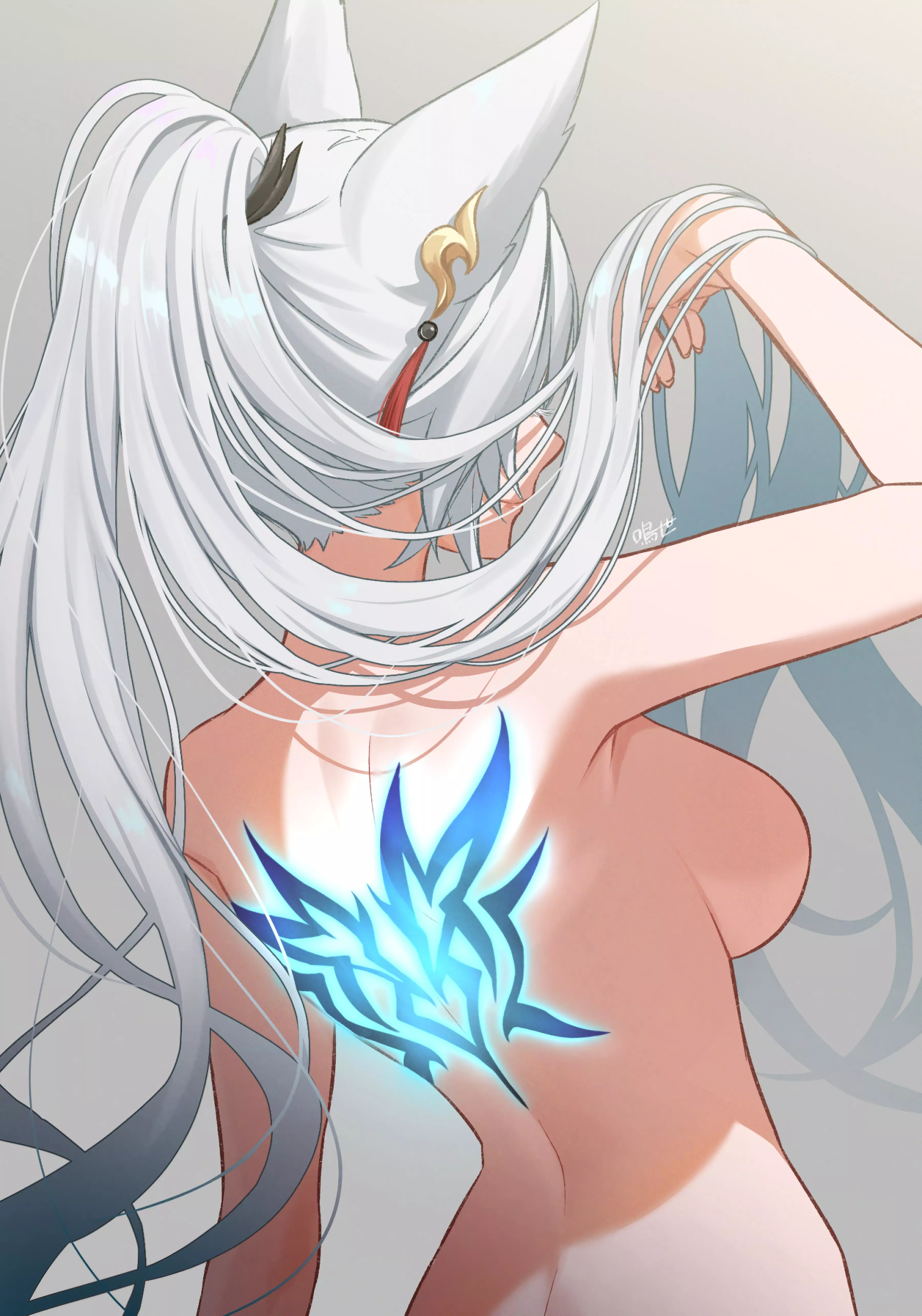 Feixiao's back tattoo