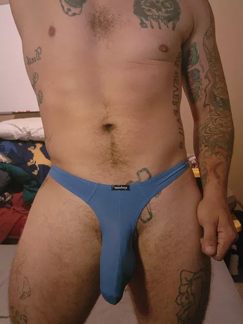 First pair of thongs 🤭 Want to take them off?