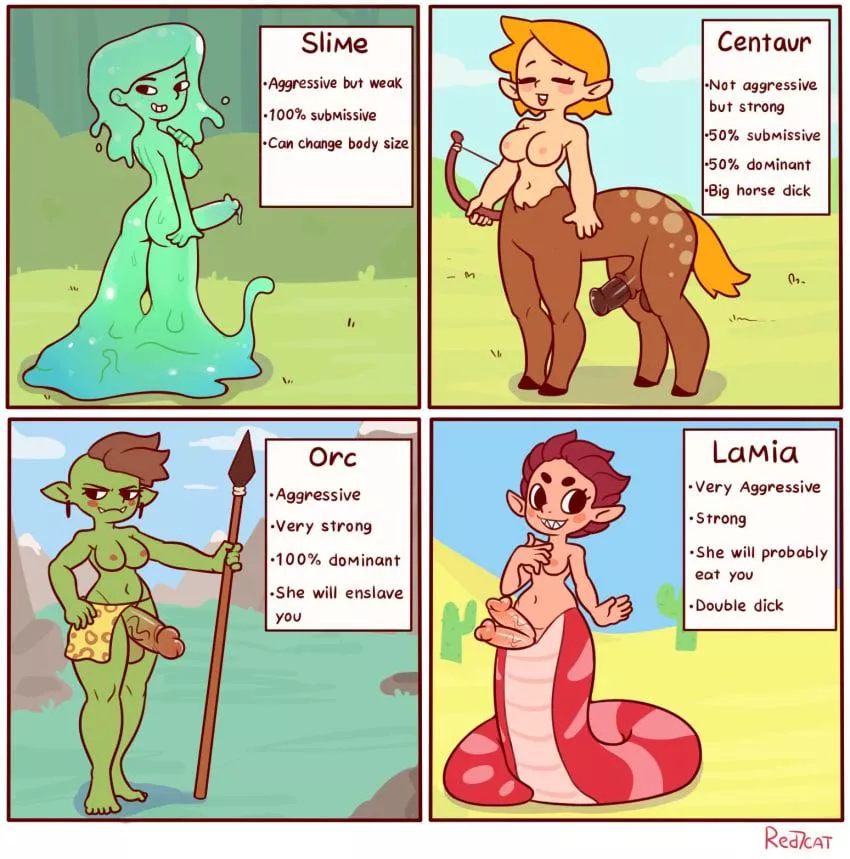 [Fu4A | Switch4A] Willing to play any of these 4 monster, specially Centaur and Lamia. I am 18+ and all participants and characters must be 18+