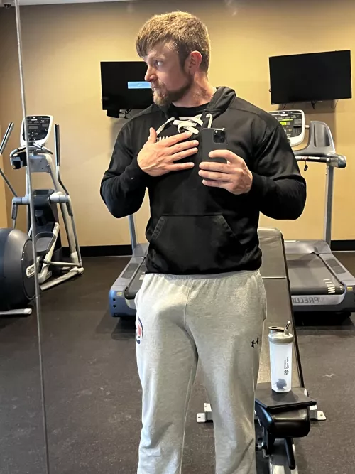 Got a little excited after cardio. 