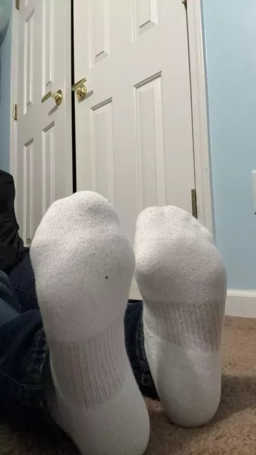 How bad do you want to smell these sweaty socks after 9 hours of hard work?