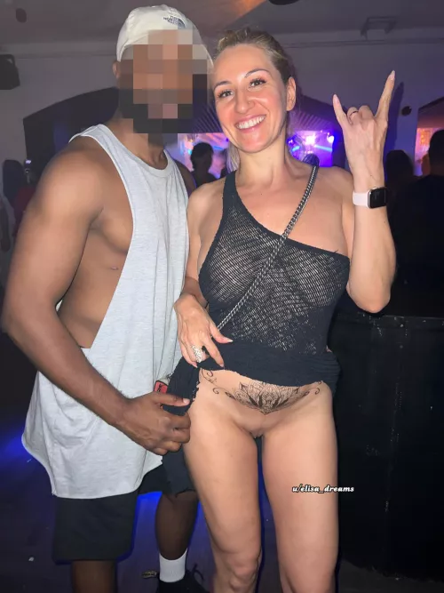 Humiliating my husband in a club with my lover