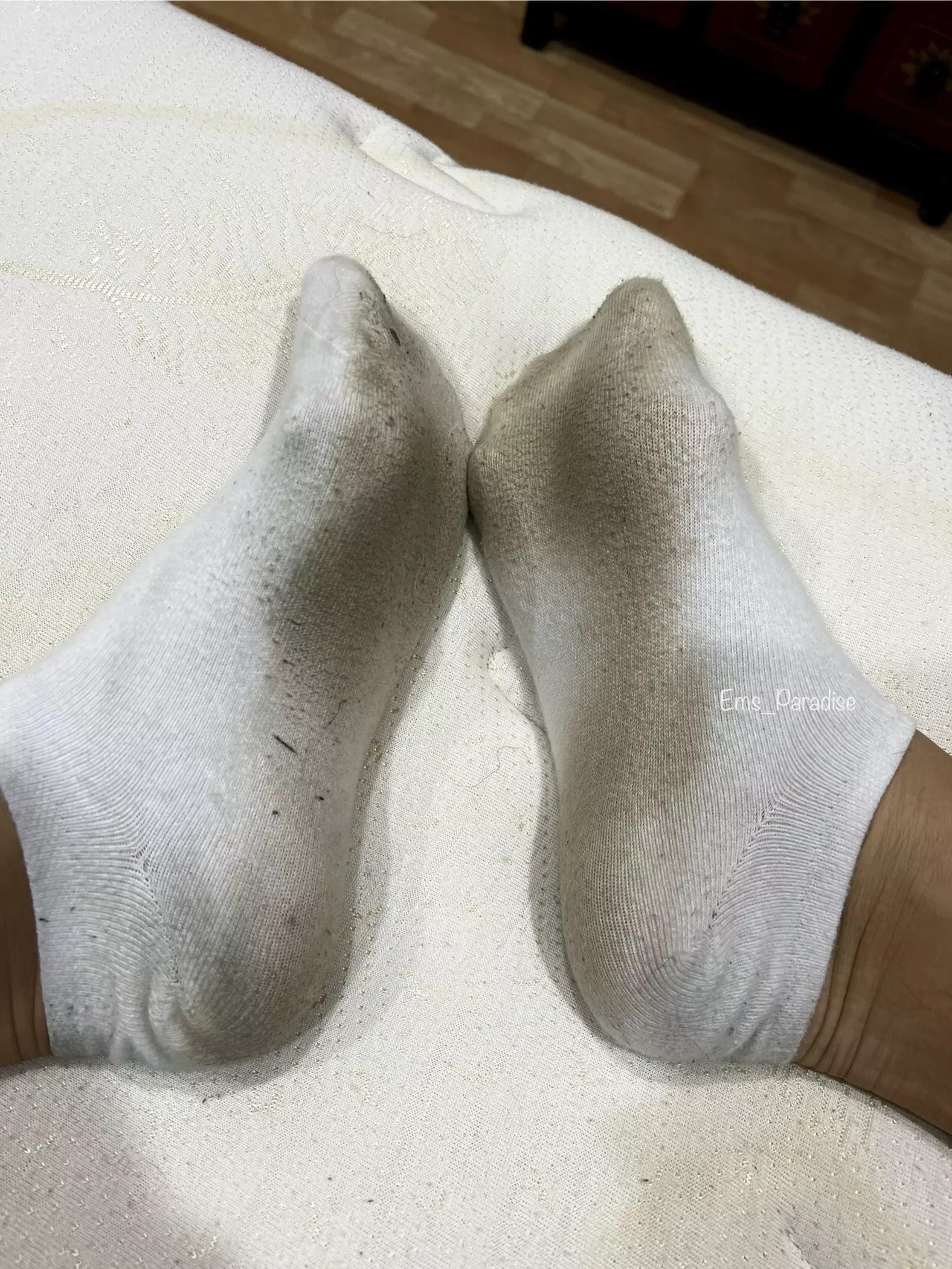 I dare you to breathe in my marathon training workout socks. 😈🥵