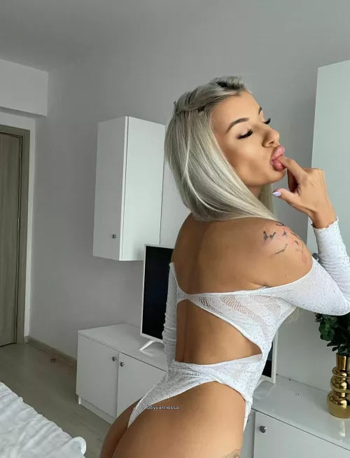 I hope you appreciate this bodysuit.