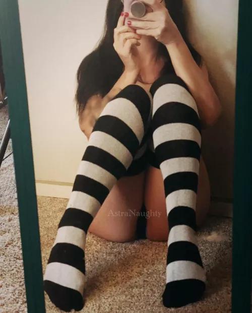 I love cozy stripey socks [selling]
