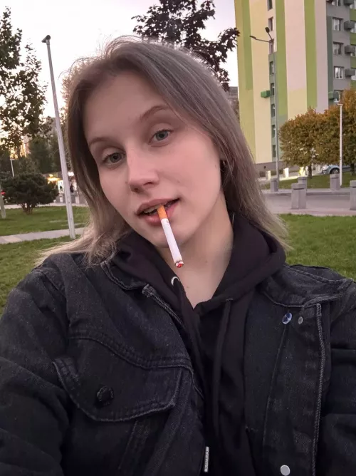 I love it when men look at me, whether it's because I can't smoke or because they like me. 