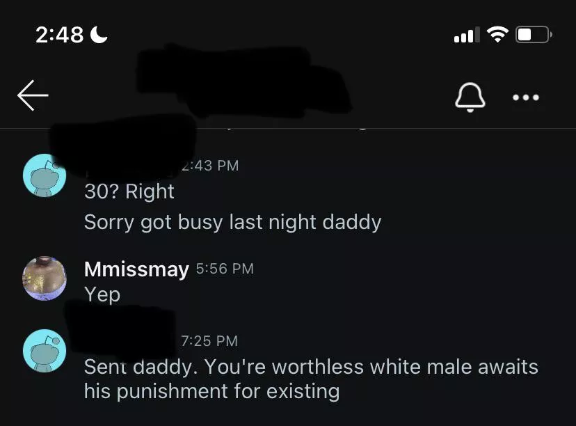 I love when white beta boys know their place 😈