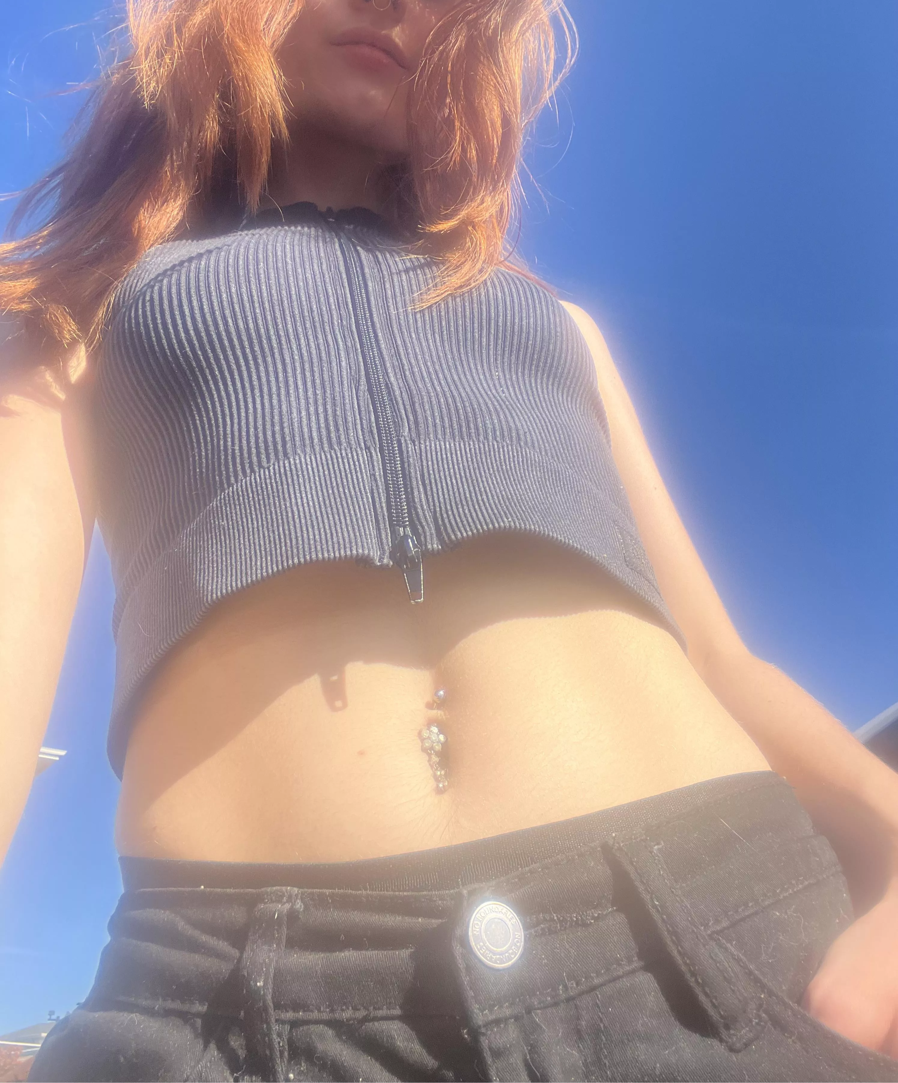 I thought I heard somebody say midriff 